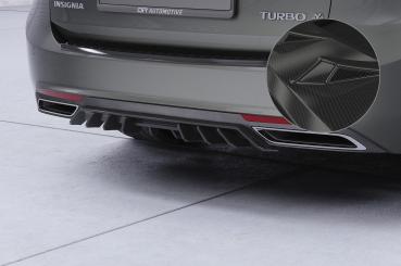 CSR Diffusor | Heckansatz mit ABE für Opel Insignia B Sports Tourer HA455-C Carbon Look Hochglanz (keine Lackierung erforderlich)