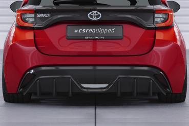 CSR Diffusor | Heckansatz mit ABE für Toyota Yaris 4 (XP21) HA459-C Carbon Look Hochglanz (keine Lackierung erforderlich)