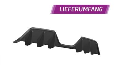 CSR Diffusor | Heckansatz mit ABE für Toyota Yaris 4 (XP21) HA459-C Carbon Look Hochglanz (keine Lackierung erforderlich)