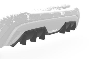 CSR Diffusor | Heckansatz mit ABE für Toyota Yaris 4 (XP21) HA459-C Carbon Look Hochglanz (keine Lackierung erforderlich)