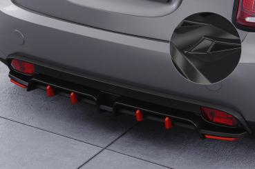 CSR Diffusor | Heckansatz mit ABE für Mini F56 Cooper SE HA463-G Glossy schwarz Hochglanz (keine Lackierung erforderlich)