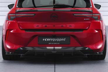 CSR Diffusor | Heckansatz mit ABE für Opel Astra L Schrägheck HA467-C Carbon Look Hochglanz (keine Lackierung erforderlich)