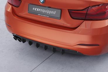 CSR Diffusor | Heckansatz mit ABE für BMW 4er (F36) Grand Coupe HA479-G Glossy schwarz Hochglanz (keine Lackierung erforderlich)