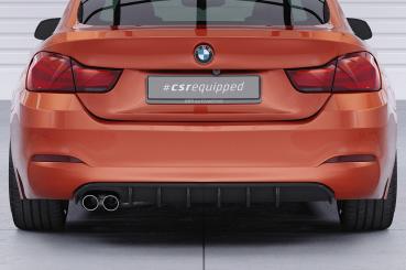 CSR Diffusor | Heckansatz mit ABE für BMW 4er (F36) Grand Coupe HA479-G Glossy schwarz Hochglanz (keine Lackierung erforderlich)
