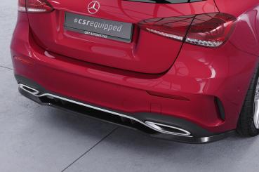 CSR Diffusor | Heckansatz mit ABE für Mercedes-Benz A-Klasse (W177) AMG-Line HA483-C Carbon Look Hochglanz (keine Lackierung erforderlich)