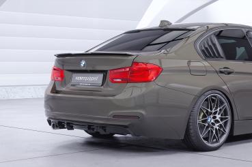 CSR Diffusor | Heckansatz mit ABE für BMW 3er F30 Limousine HA485-C Carbon Look Hochglanz (keine Lackierung erforderlich)