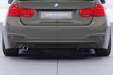 CSR Diffusor | Heckansatz mit ABE für BMW 3er F30 Limousine HA485-C Carbon Look Hochglanz (keine Lackierung erforderlich)