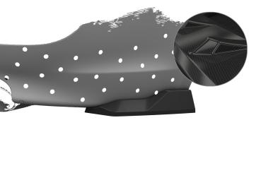 CSR Diffusor | Heckansatz mit ABE für BMW 6er E63 / E64 Coupe und Cabrio HA488-C Carbon Look Hochglanz (keine Lackierung erforderlich)