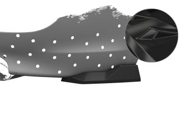 CSR Diffusor | Heckansatz mit ABE für BMW 6er E63 / E64 Coupe und Cabrio HA488-G Glossy schwarz Hochglanz (keine Lackierung erforderlich)