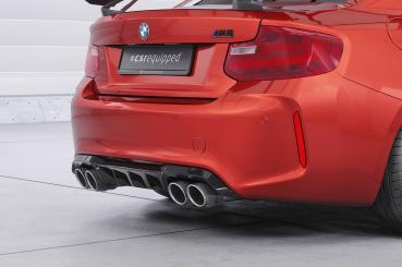 CSR Diffusor | Heckansatz mit ABE für BMW M2 F87 HA489-C Carbon Look Hochglanz (keine Lackierung erforderlich)