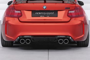 CSR Diffusor | Heckansatz mit ABE für BMW M2 F87 HA489-C Carbon Look Hochglanz (keine Lackierung erforderlich)