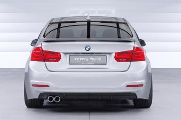 CSR Diffusor | Heckansatz mit ABE für BMW 3er F30 Limousine HA491-C Carbon Look Hochglanz (keine Lackierung erforderlich)