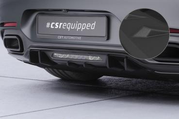 CSR Diffusor | Heckansatz mit ABE für Mercedes Benz AMG GT (190) HA495-S Strukturiert schwarz matt (keine Lackierung erforderlich)