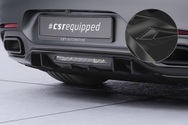 CSR Diffusor | Heckansatz mit ABE für Mercedes Benz AMG GT (190) HA495-C Carbon Look Hochglanz (keine Lackierung erforderlich)