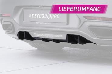 CSR Diffusor | Heckansatz mit ABE für Mercedes Benz AMG GT (190) HA495-G Glossy schwarz Hochglanz (keine Lackierung erforderlich)