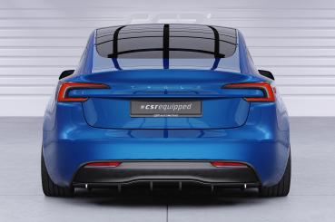 CSR Diffusor | Heckansatz mit ABE für Tesla Model 3 HA496-G Glossy schwarz Hochglanz (keine Lackierung erforderlich)