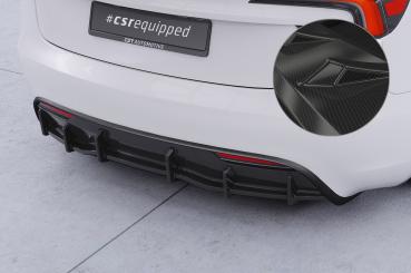 CSR Diffusor | Heckansatz mit ABE für Tesla Model 3 HA498-C Carbon Look Hochglanz (keine Lackierung erforderlich)