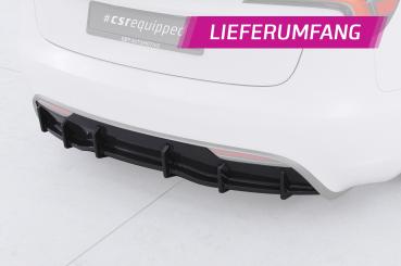 CSR Diffusor | Heckansatz mit ABE für Tesla Model 3 HA498-C Carbon Look Hochglanz (keine Lackierung erforderlich)