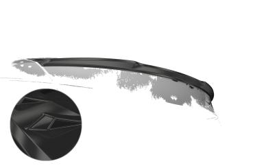 CSR Heckspoiler | Heckflügel mit ABE für Mercedes-Benz GLC (C253) Coupe HF009-G Glossy schwarz Hochglanz (keine Lackierung erforderlich)