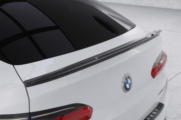 CSR Heckspoiler | Heckflügel mit ABE für BMW X4 G02 HF011-C Carbon Look Hochglanz (keine Lackierung erforderlich)