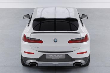 CSR Heckspoiler | Heckflügel mit ABE für BMW X4 G02 HF011-C Carbon Look Hochglanz (keine Lackierung erforderlich)