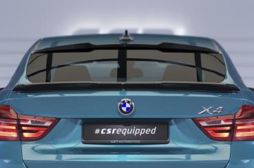 CSR Heckspoiler | Heckflügel mit ABE für BMW X4 (F26) HF014-G Glossy schwarz Hochglanz (keine Lackierung erforderlich)