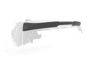 CSR Heckspoiler | Heckflügel mit ABE für VW Sharan II / Seat Alhambra II HF024-G Glossy schwarz Hochglanz (keine Lackierung erforderlich)
