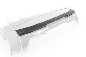 CSR Heckspoiler | Heckflügel mit ABE für Fiat Panda (312/319) HF026-C Carbon Look Hochglanz (keine Lackierung erforderlich)
