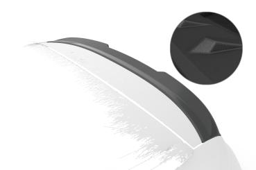 CSR Heckspoiler | Heckflügel mit ABE für Fiat Panda (312/319) HF026-S strukturiert schwarz matt (keine Lackierung erforderlich)