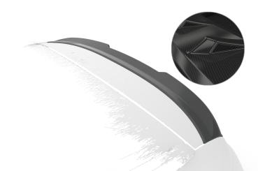 CSR Heckspoiler | Heckflügel mit ABE für Fiat Panda (312/319) HF026-C Carbon Look Hochglanz (keine Lackierung erforderlich)