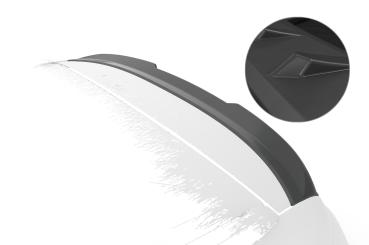 CSR Heckspoiler | Heckflügel mit ABE für Fiat Panda (312/319) HF026-L Lackierung erforderlich (unlackiert roh)