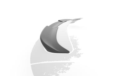 CSR Heckspoiler | Heckflügel mit ABE für Mercedes-Benz SL 43 / 55 / 63 AMG HF027-L Lackierung erforderlich (unlackiert roh)