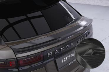 CSR Heckspoiler | Heckflügel mit ABE für Land Rover Range Rover Velar HF032-C Carbon Look Hochglanz (keine Lackierung erforderlich)