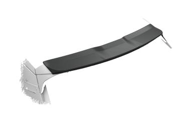 CSR Heckspoiler | Heckflügel mit ABE für Land Rover Range Rover Velar HF033-C Carbon Look Hochglanz (keine Lackierung erforderlich)