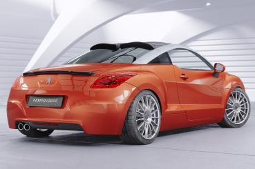 CSR Heckspoiler | Heckflügel mit ABE für Peugeot RCZ HF034-S strukturiert schwarz matt (keine Lackierung erforderlich)