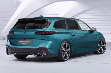 CSR Heckspoiler | Heckflügel mit ABE für Peugeot 308 (P51) SW HF040-C Carbon Look Hochglanz (keine Lackierung erforderlich)