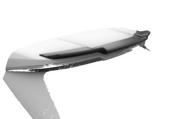 CSR Heckspoiler | Heckflügel mit ABE für BMW X1 / iX1 U11 HF044-S strukturiert schwarz matt (keine Lackierung erforderlich)