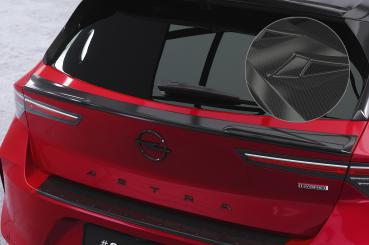 CSR Heckspoiler | Heckflügel mit ABE für Opel Astra L HF053-C Carbon Look Hochglanz (keine Lackierung erforderlich)