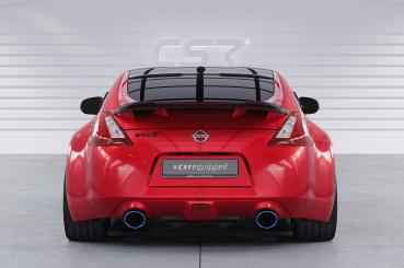 CSR Heckspoiler | Heckflügel mit ABE für Nissan 370Z (Z34) HF066-S strukturiert schwarz matt (keine Lackierung erforderlich)