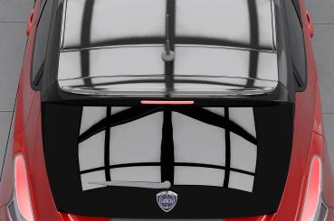 CSR Heckspoiler | Heckflügel mit ABE für Lancia Ypsilon (864) HF067-G Glossy schwarz Hochglanz (keine Lackierung erforderlich)