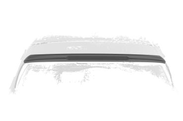 CSR Heckspoiler | Heckflügel mit ABE für Renault Captur I HF073-S strukturiert schwarz matt (keine Lackierung erforderlich)