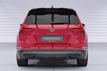 CSR Heckspoiler | Heckflügel mit ABE für VW Tiguan 2 (Typ AD1) Allspace HF075-G Glossy schwarz Hochglanz (keine Lackierung erforderlich)