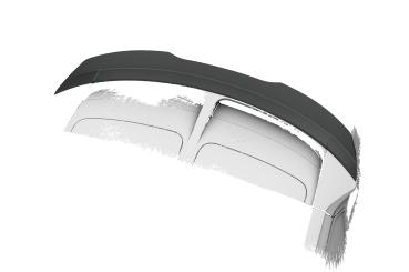 CSR Heckspoiler | Heckflügel mit ABE für Kia EV6 HF086-G Glossy schwarz Hochglanz (keine Lackierung erforderlich)