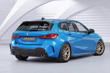 CSR Heckspoiler | Heckflügel mit ABE für BMW 1er F40 HF091-S strukturiert schwarz matt (keine Lackierung erforderlich)