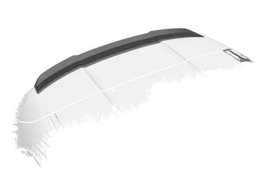 CSR Heckspoiler | Heckflügel mit ABE für BMW 1er F40 HF091-S strukturiert schwarz matt (keine Lackierung erforderlich)
