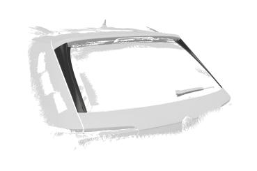 CSR Heckspoiler | Heckflügel mit ABE für VW Tiguan 2 (Typ AD1) Allspace HF096-G Glossy schwarz Hochglanz (keine Lackierung erforderlich)