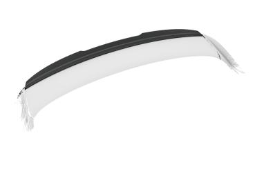 CSR Heckspoiler | Heckflügel mit ABE für Polestar 2 HF104-S strukturiert schwarz matt (keine Lackierung erforderlich)