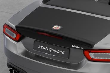 CSR Heckspoiler | Heckflügel mit ABE für Fiat 124 Spider (inkl. Abarth) HF106-L Lackierung erforderlich (unlackiert roh)
