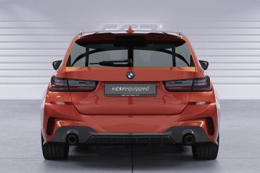 CSR Heckspoiler | Heckflügel mit ABE für BMW 3er G21 Touring HF112-C Carbon Look Hochglanz (keine Lackierung erforderlich)