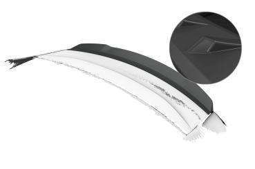 CSR Heckspoiler | Heckflügel mit ABE für Mercedes-Benz EQE (V295) Limousine HF117-L Lackierung erforderlich (unlackiert roh)